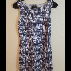 TRIPP nyc Sleeveless Abstract Fitted Bodycon Goth Punk 90s Dress